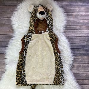 Vintage Leopard Halloween Costume Unisex Little Kid Size 4T-5T